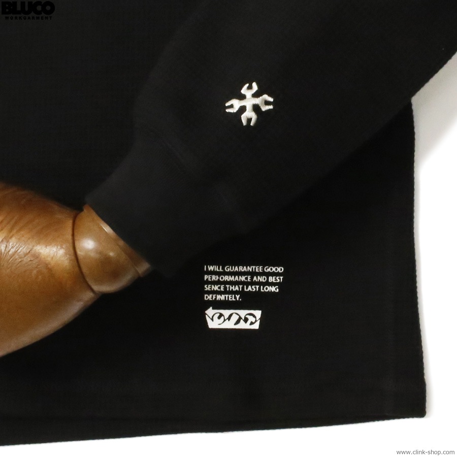 BLUCO CREW NECK THERMAL SHIRT (BLACK) [155-12-018]