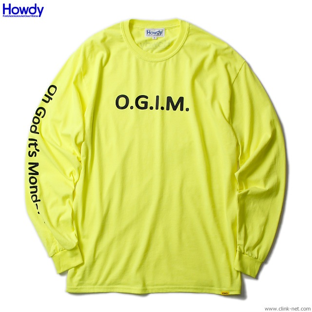 Howdy OGIM LS T (N.YELLOW) [HWD1902-TE01]
