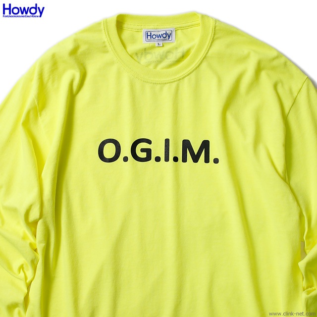 Howdy OGIM LS T (N.YELLOW) [HWD1902-TE01]