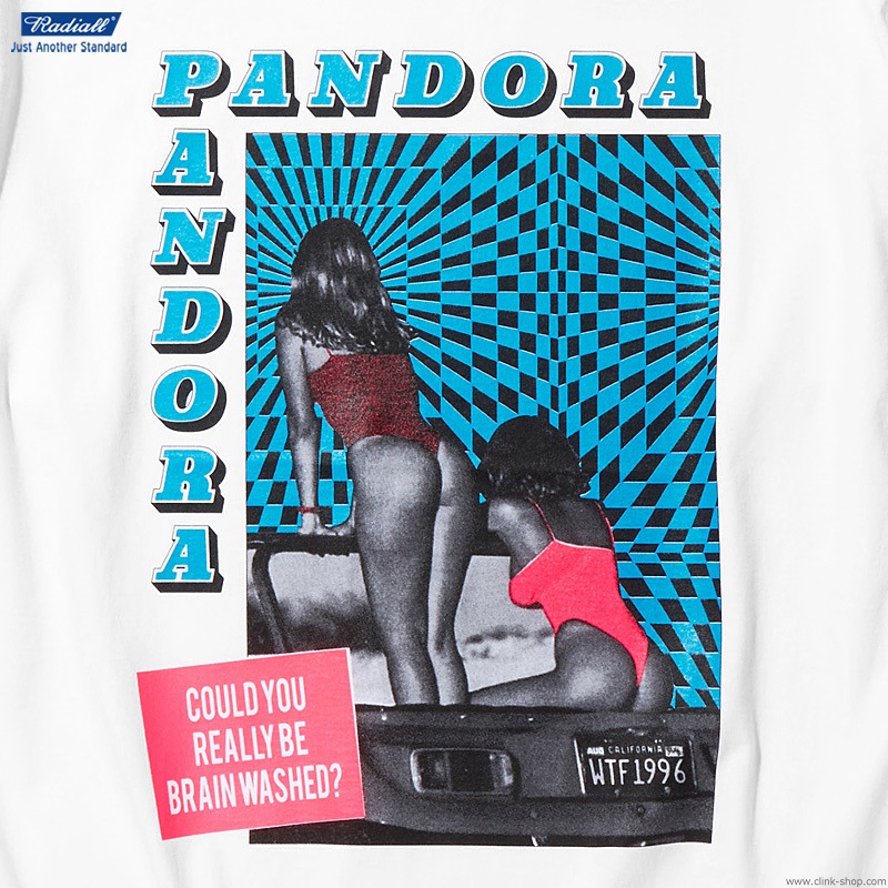 RADIALL COSMIC GYPSIES - CREW NECK T-SHIRT L/S (WHITE)