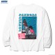 RADIALL COSMIC GYPSIES - CREW NECK T-SHIRT L/S (WHITE)
