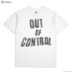 BRIXTON OUT OF CONTROL S/S TEE (WHITE) [BRIXTON��STRUMMER]
