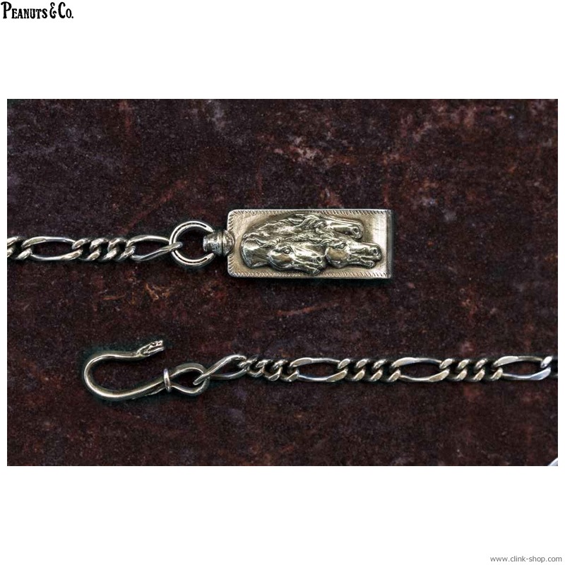 PEANUTS & CO. HORSE CLIP TYPE WALLETCHAIN (BRASS)