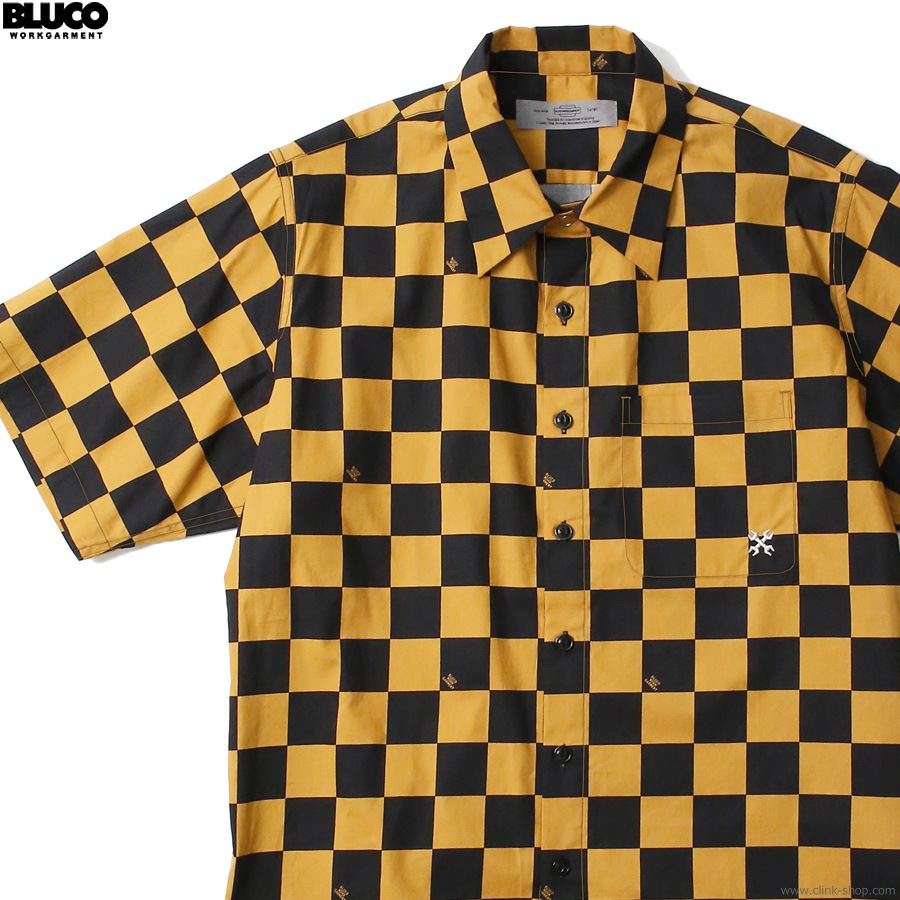 BLUCO CHECKER FLAG SHIRT S/S (MASTERD) [1107-3A01]