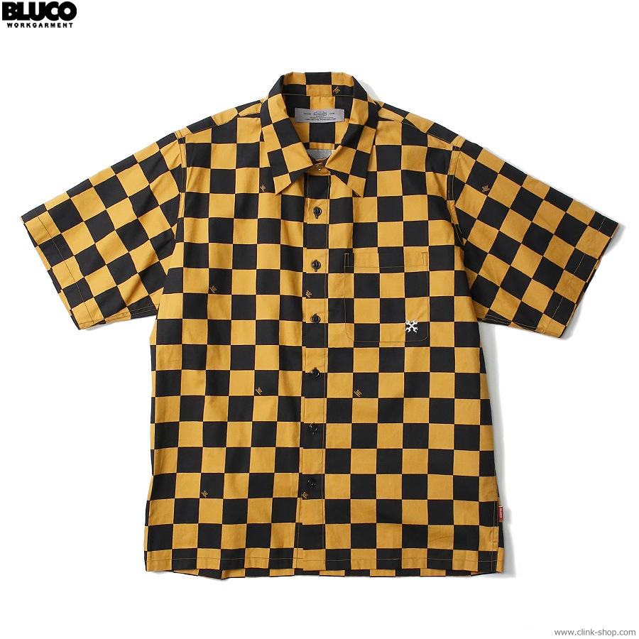 BLUCO CHECKER FLAG SHIRT S/S (MASTERD) [1107-3A01]