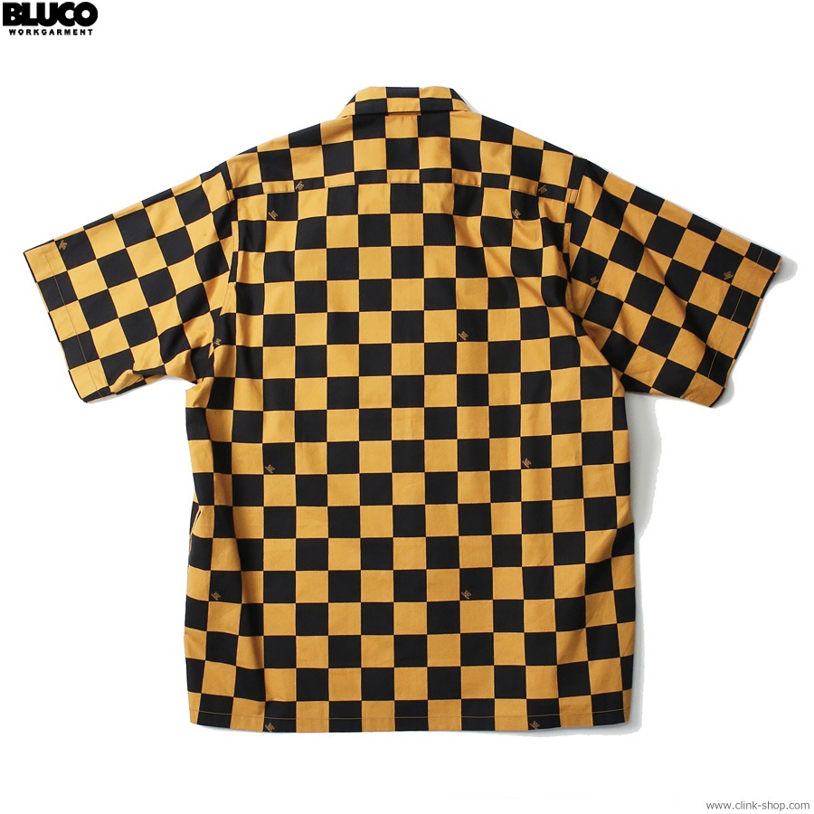 BLUCO CHECKER FLAG SHIRT S/S (MASTERD) [1107-3A01]