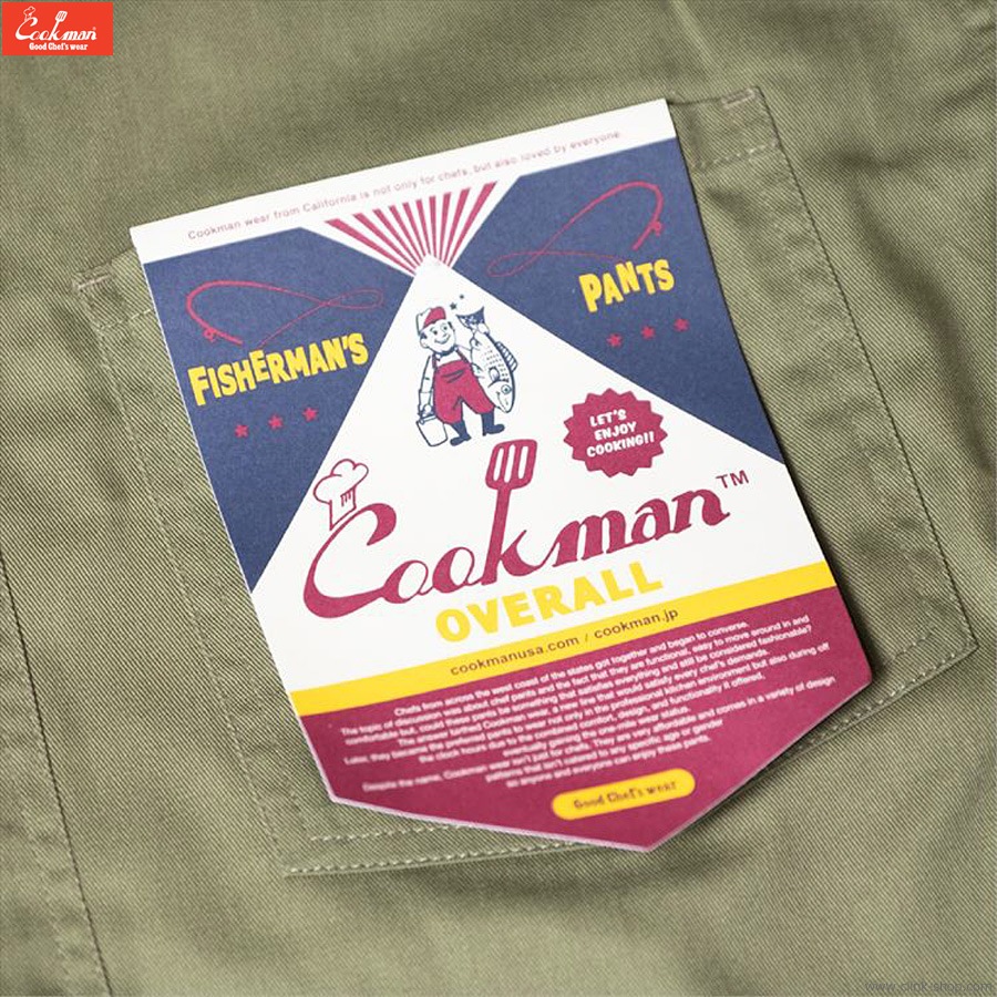 COOKMAN FISHERMAN'S BIB OVERALL KHAKI