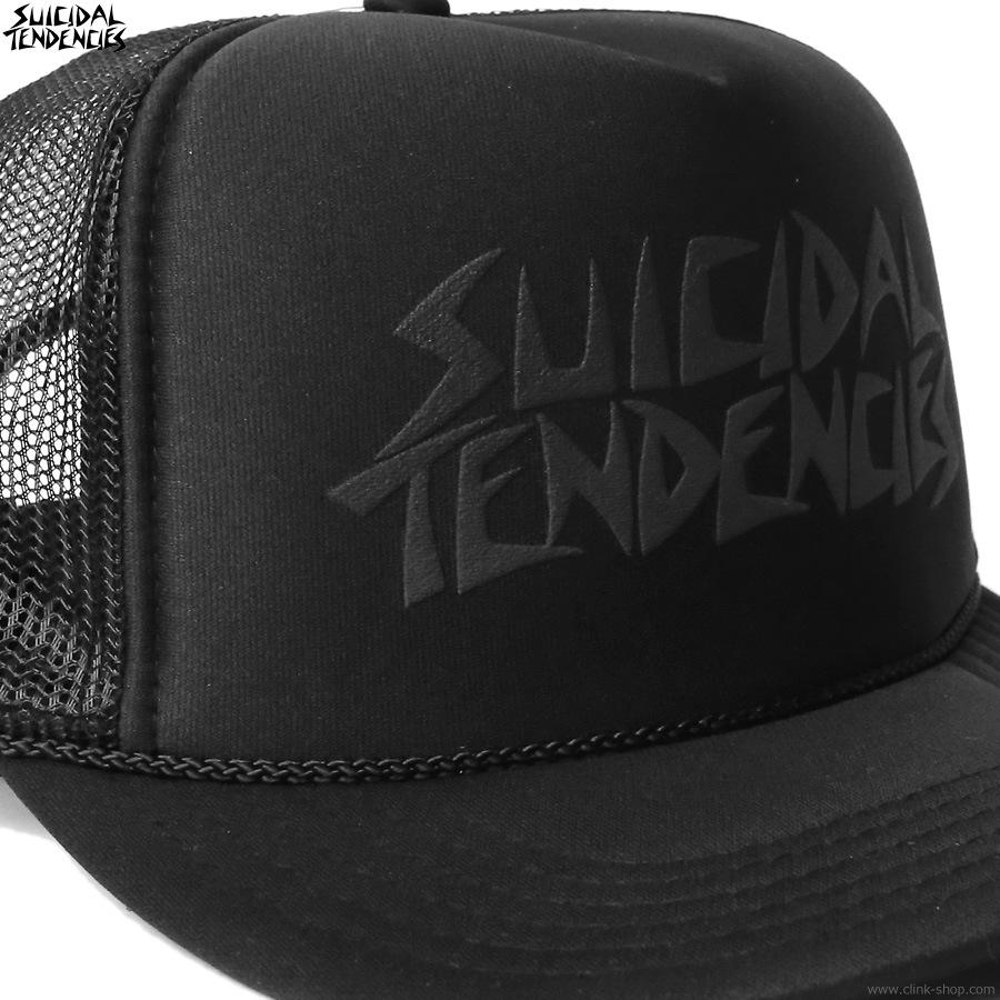 CLINK｜SUICIDAL TENDENCIES OG FLIP UP HAT - BLACK ON BLACK