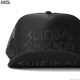 SUICIDAL TENDENCIES OG FLIP UP HAT - BLACK ON BLACK
