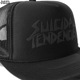 SUICIDAL TENDENCIES OG FLIP UP HAT - BLACK ON BLACK