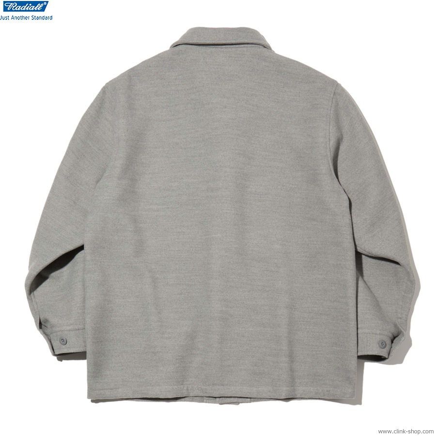 SALE 30��OFF RADIALL Bowtie - CPO SHIRT L/S (GRAY) [RAD-25AW-SH004]