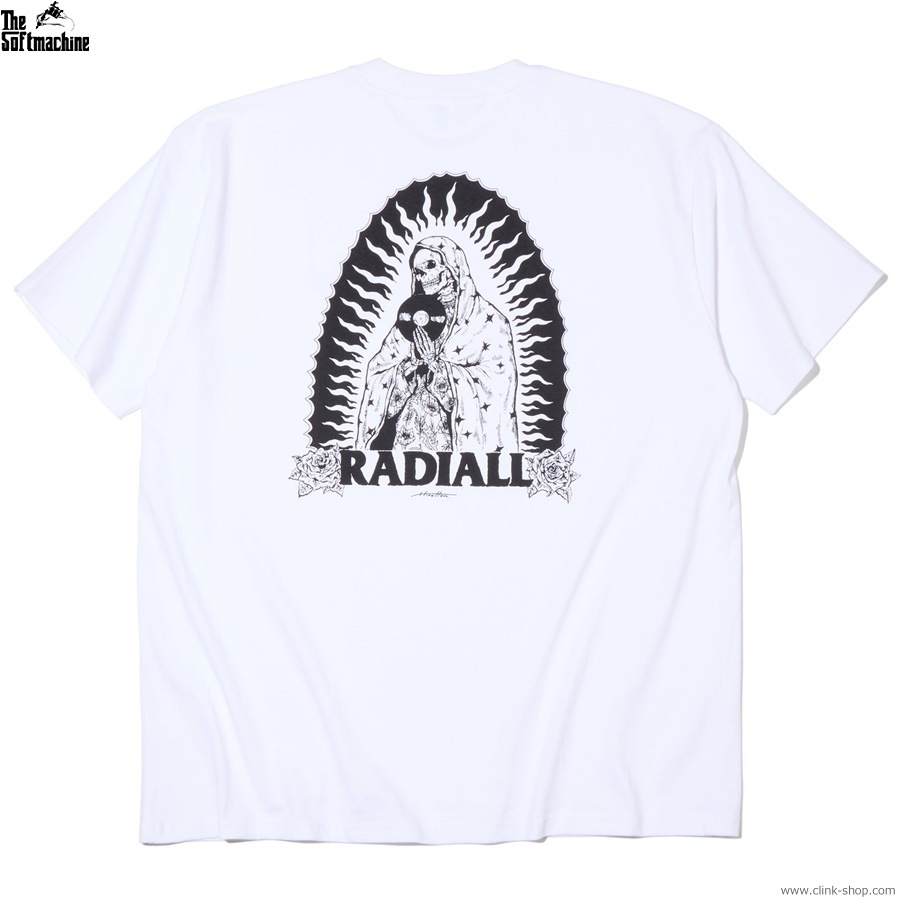 RADIALL GUIDANCE - CREW NECK T-SHIRT S/S (WHITE) [RAD-26SS-TEE013]