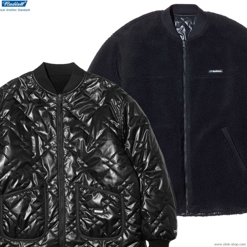 CLINK｜RADIALL TETON - ZIP UP BLOUSON (BLACK) [RAD-22AW-JK011