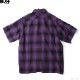 BLUCO OMBRE WORK SHIRT S/S (PURPLE) [1106-3A02]