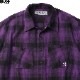 BLUCO OMBRE WORK SHIRT S/S (PURPLE) [1106-3A02]