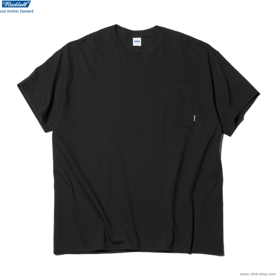 RADIALL WALL - CREW NECK T-SHIRT S/S (BLACK) [RAD-23SS-TEE014]