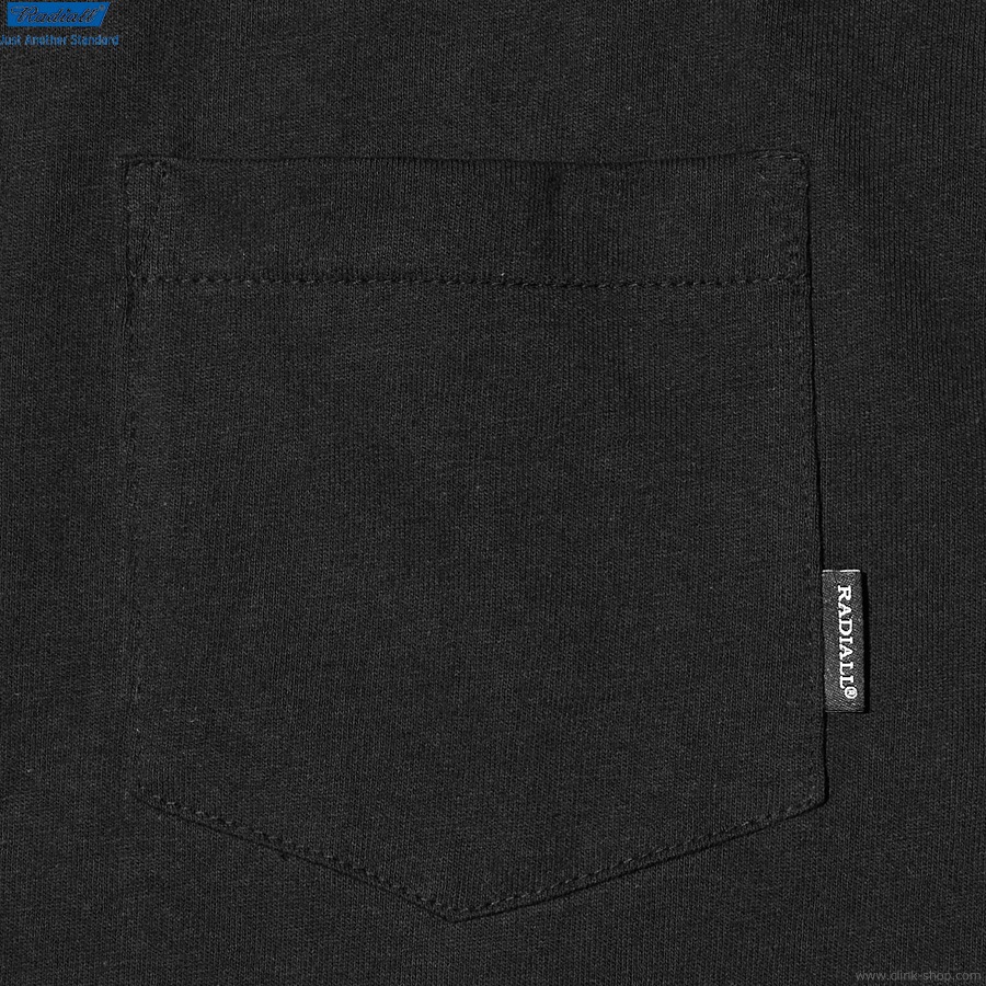 RADIALL WALL - CREW NECK T-SHIRT S/S (BLACK) [RAD-23SS-TEE014]