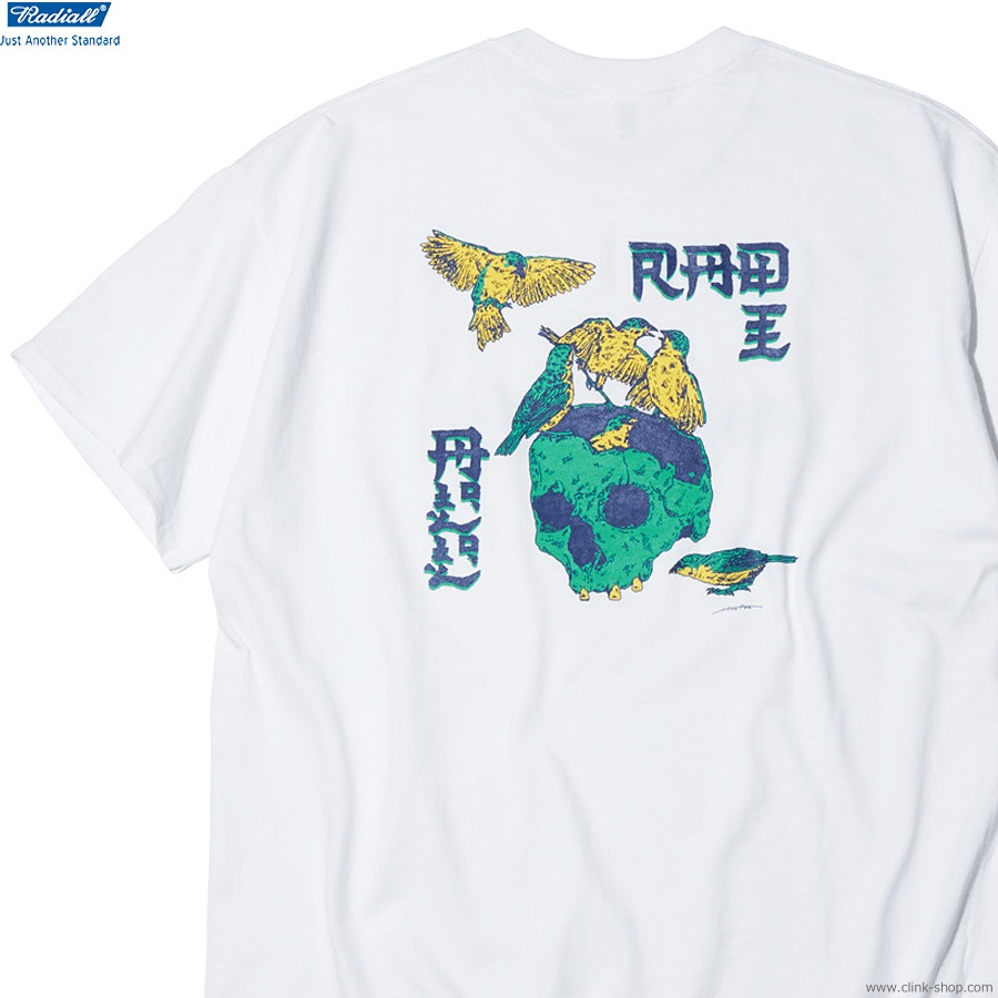 RADIALL SUZUME - CREW NECK T-SHIRT S/S (WHITE) [RAD-23SS-SPOT-TEE002]