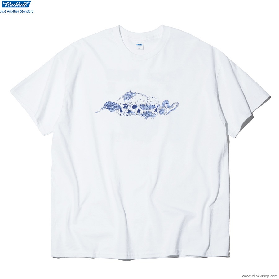 RADIALL SUZUME - CREW NECK T-SHIRT S/S (WHITE) [RAD-23SS-SPOT-TEE002]