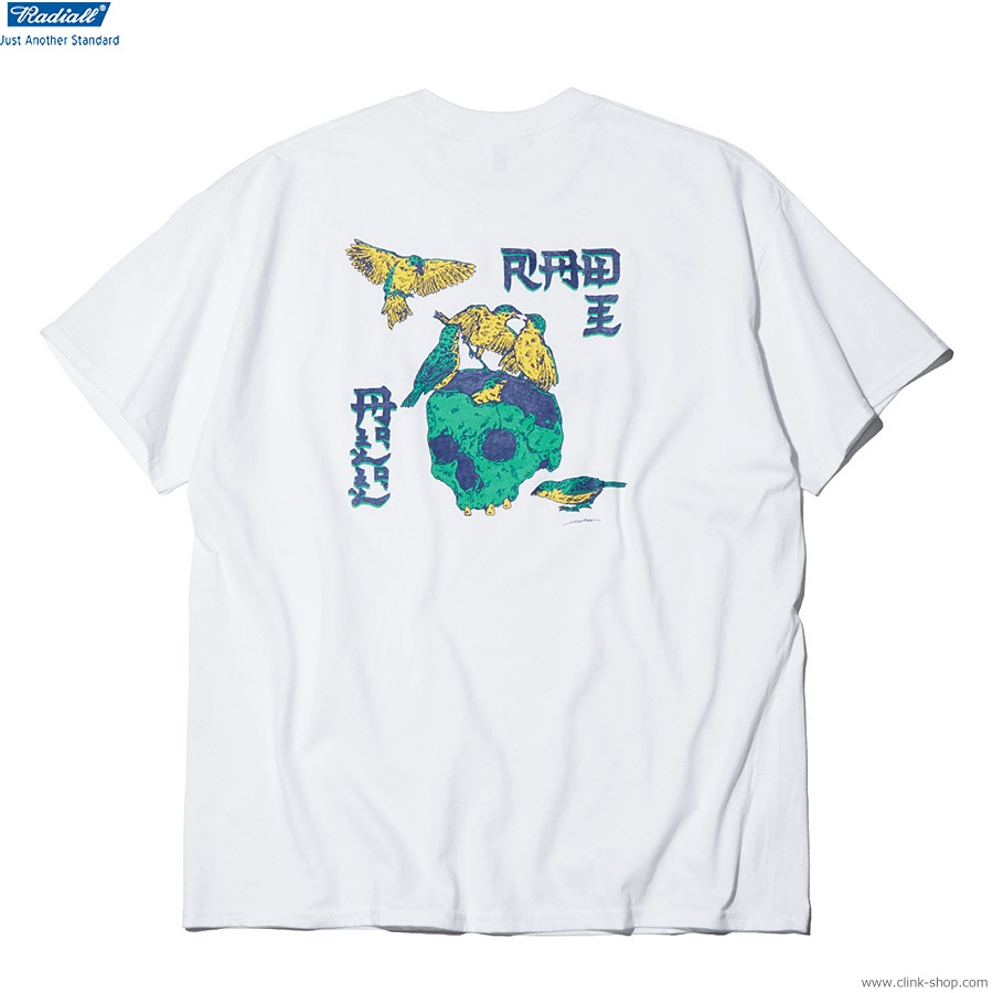RADIALL SUZUME - CREW NECK T-SHIRT S/S (WHITE) [RAD-23SS-SPOT-TEE002]