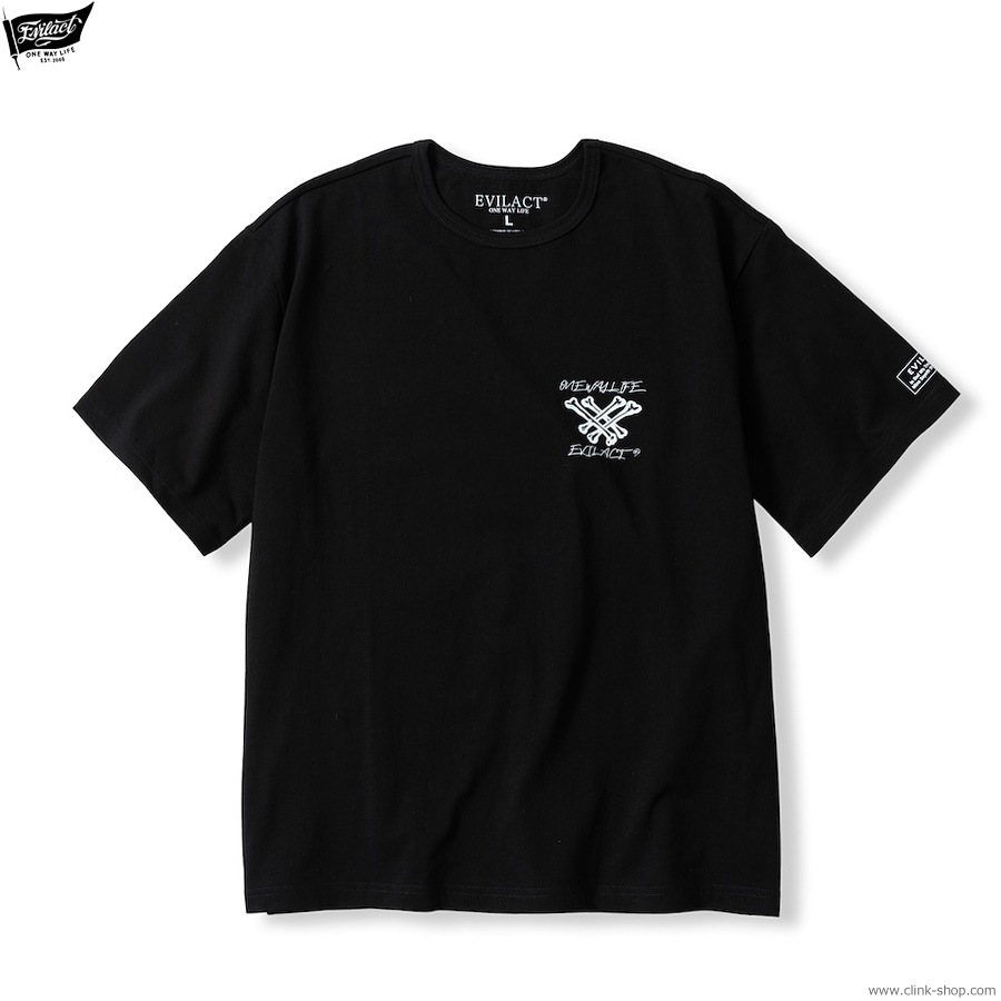 EVILACT CROSS BONE SS (BLACK) [EA-WFRSS-T09]