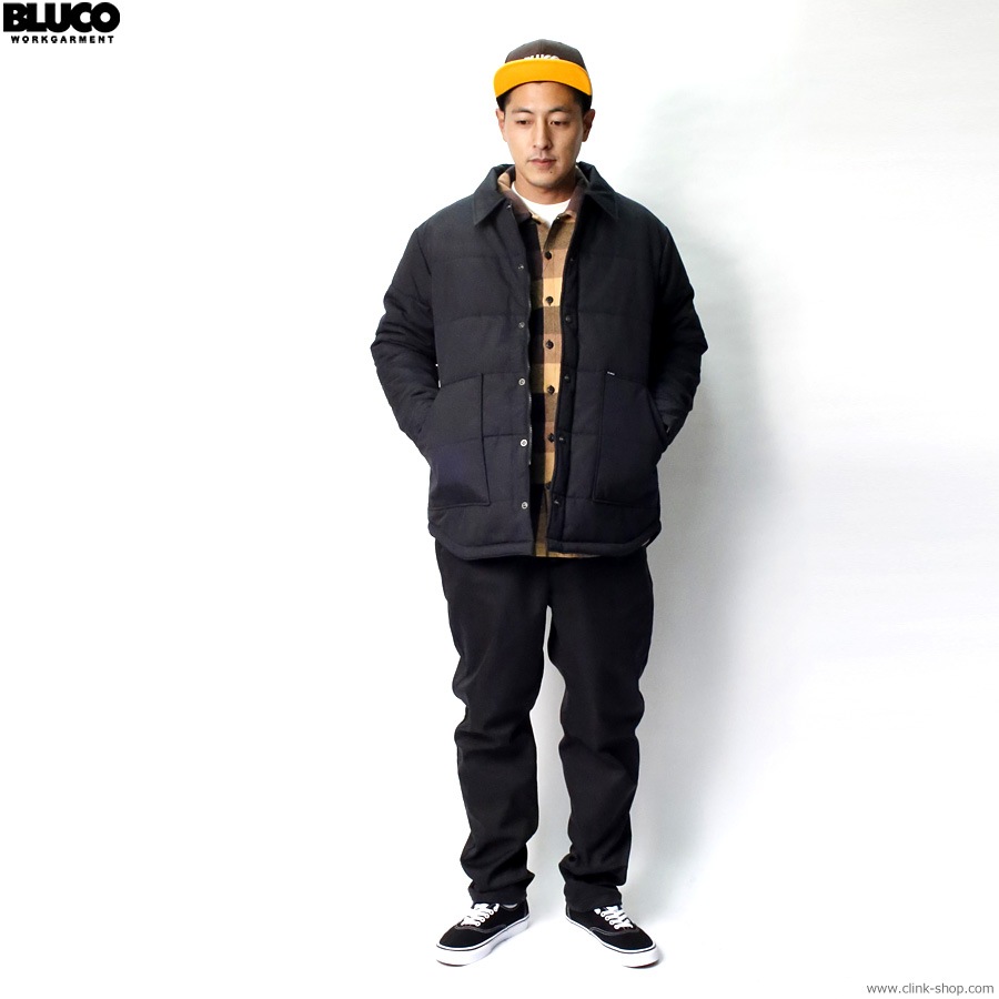 BLUCO WORKERS QUILTING JACKET (BLACK) [147-31-023]