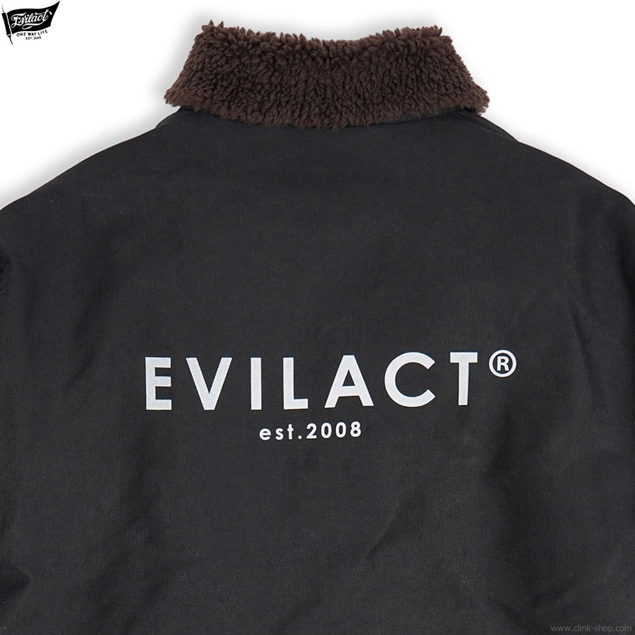 EVILACT MC DECK JKT (BLACK) [EA25-ACT2-J06]