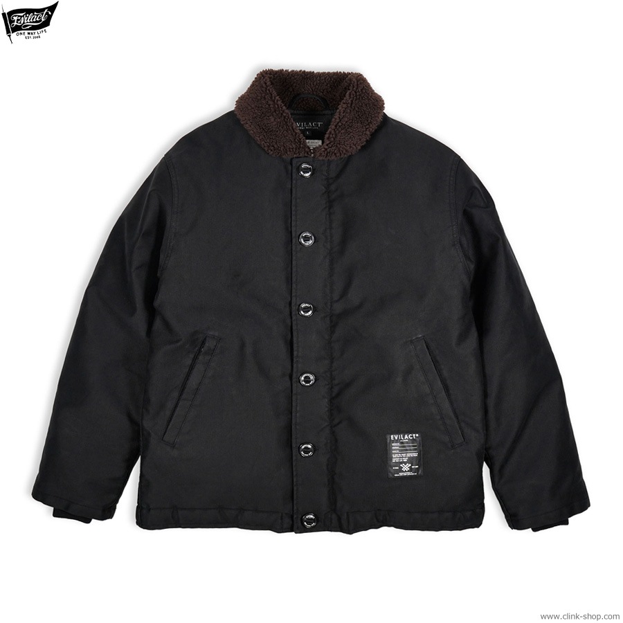 EVILACT MC DECK JKT (BLACK) [EA25-ACT2-J06]