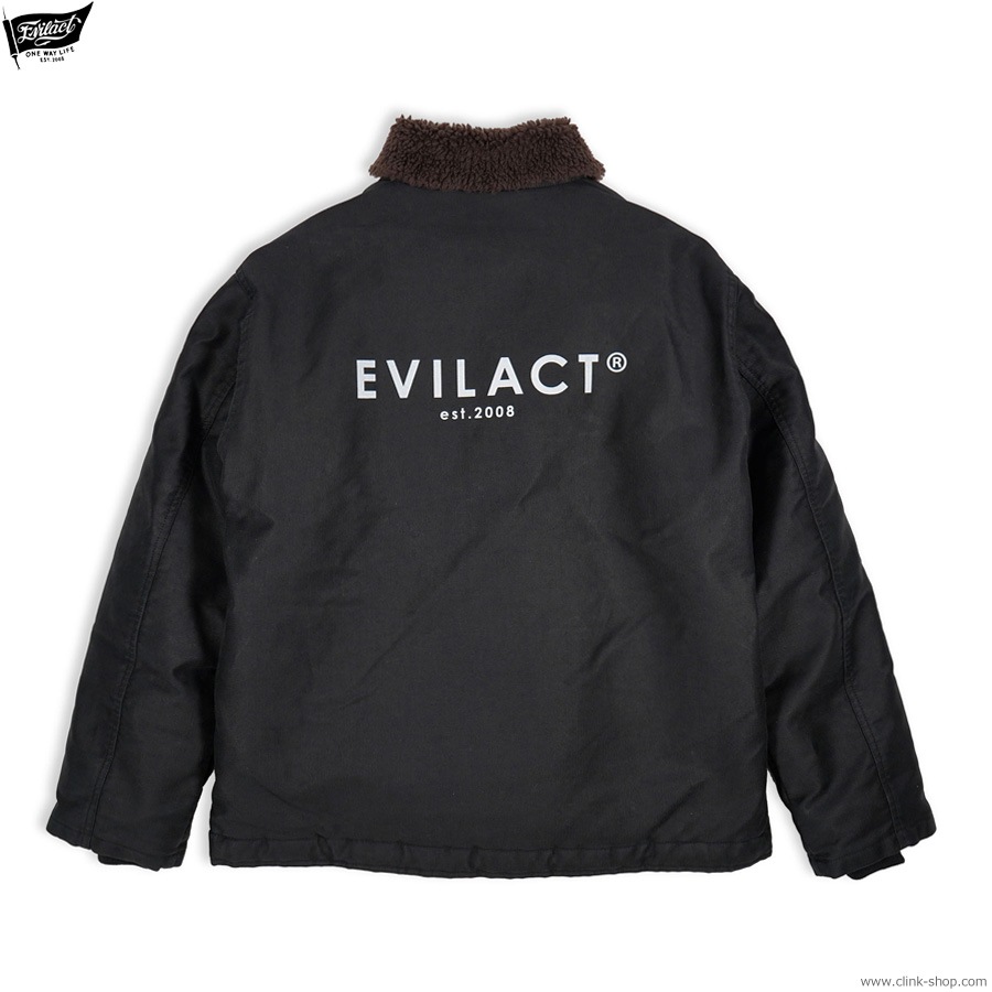 EVILACT MC DECK JKT (BLACK) [EA25-ACT2-J06]