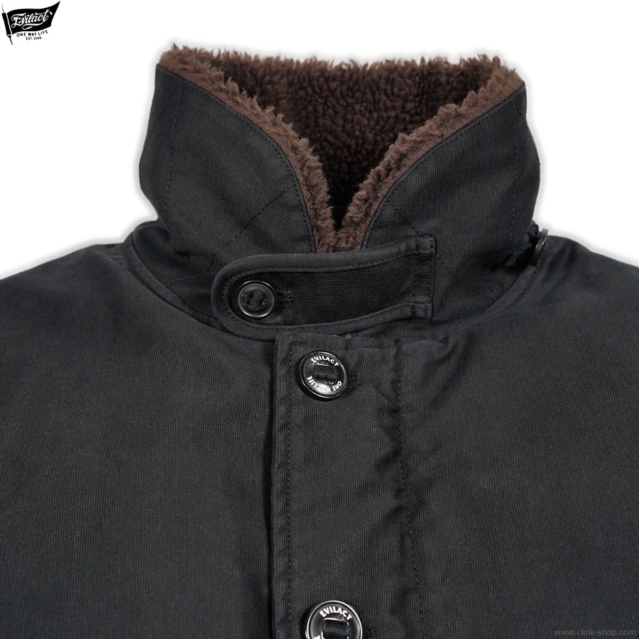 EVILACT MC DECK JKT (BLACK) [EA25-ACT2-J06]