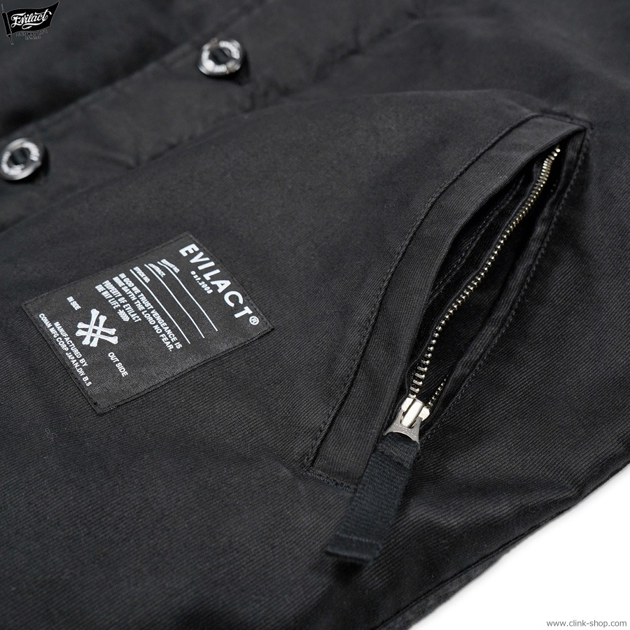EVILACT MC DECK JKT (BLACK) [EA25-ACT2-J06]