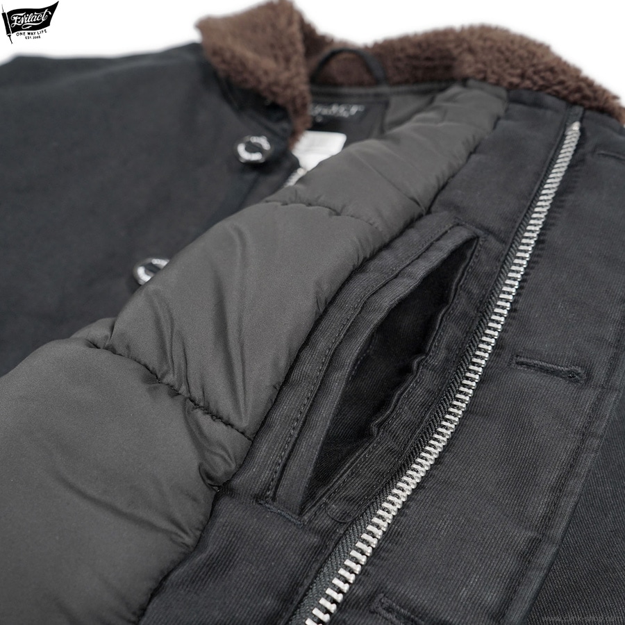 EVILACT MC DECK JKT (BLACK) [EA25-ACT2-J06]