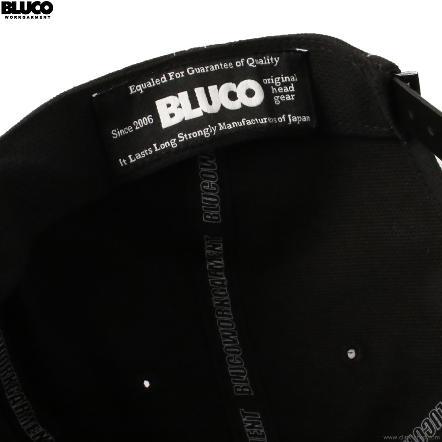 BLUCO 6-PANEL�����Х�����å� - Oval - (BLACK) [161-61-045]