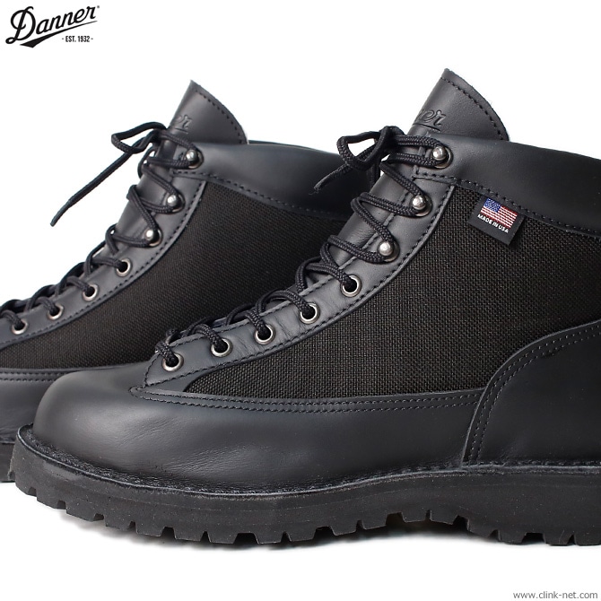 Danner 言い放つ ダナーライト 25.5cm ブラック 黒 30465