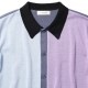 RADIALL KINGSTON - ONE PIECE COLLARED SWEATER S/S (MULTI PURPLE)