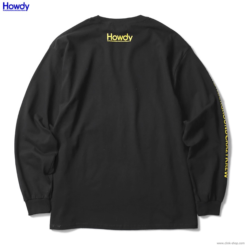 Howdy BEER LS T (BLACK) [HWD2001-TE03]