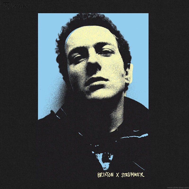 BRIXTON MUG S/S TEE (BLACK) [BRIXTON��STRUMMER]