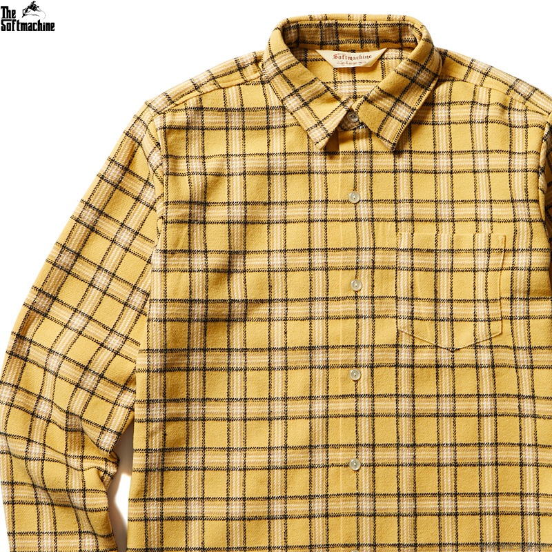 CLINK｜SOFTMACHINE SOUTHERN SHIRTS (YELLOW)｜東京・吉祥寺