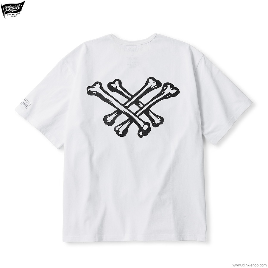 EVILACT CROSS BONE SS (WHITE) [EA-WFRSS-T09]