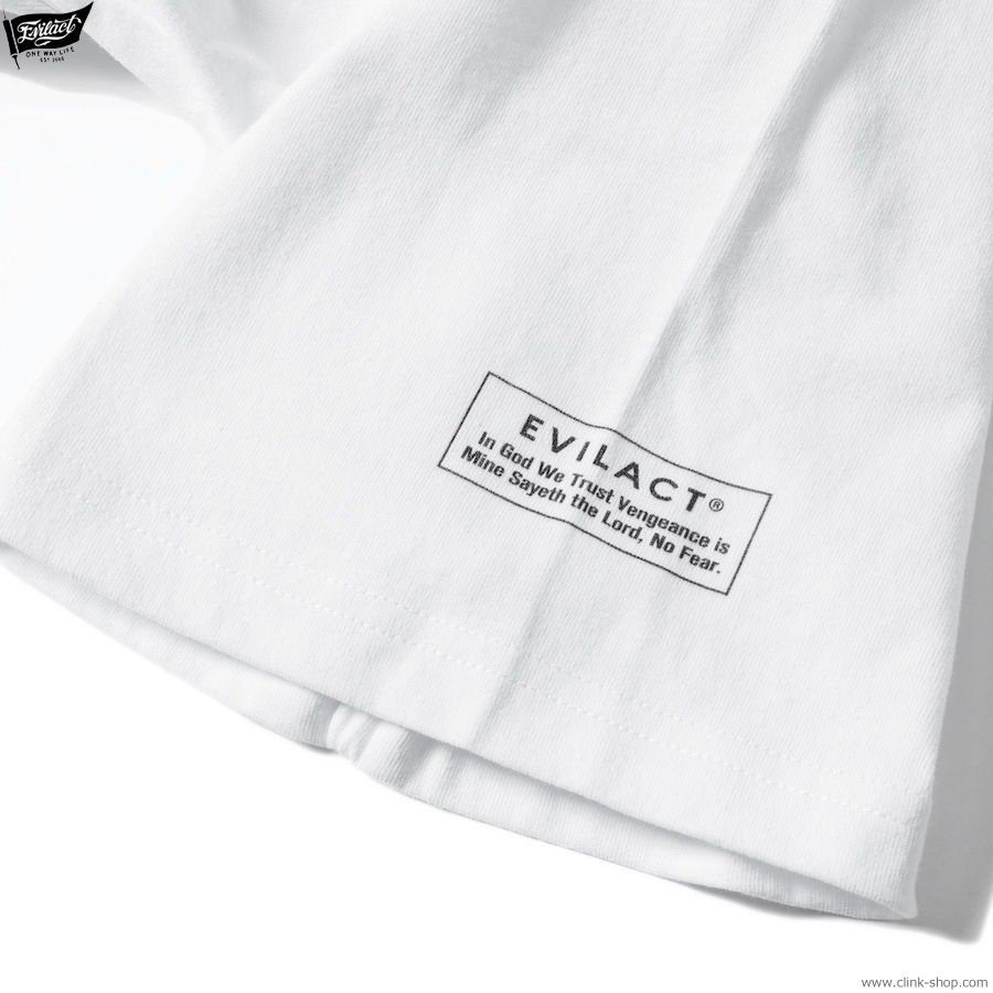 EVILACT CROSS BONE SS (WHITE) [EA-WFRSS-T09]