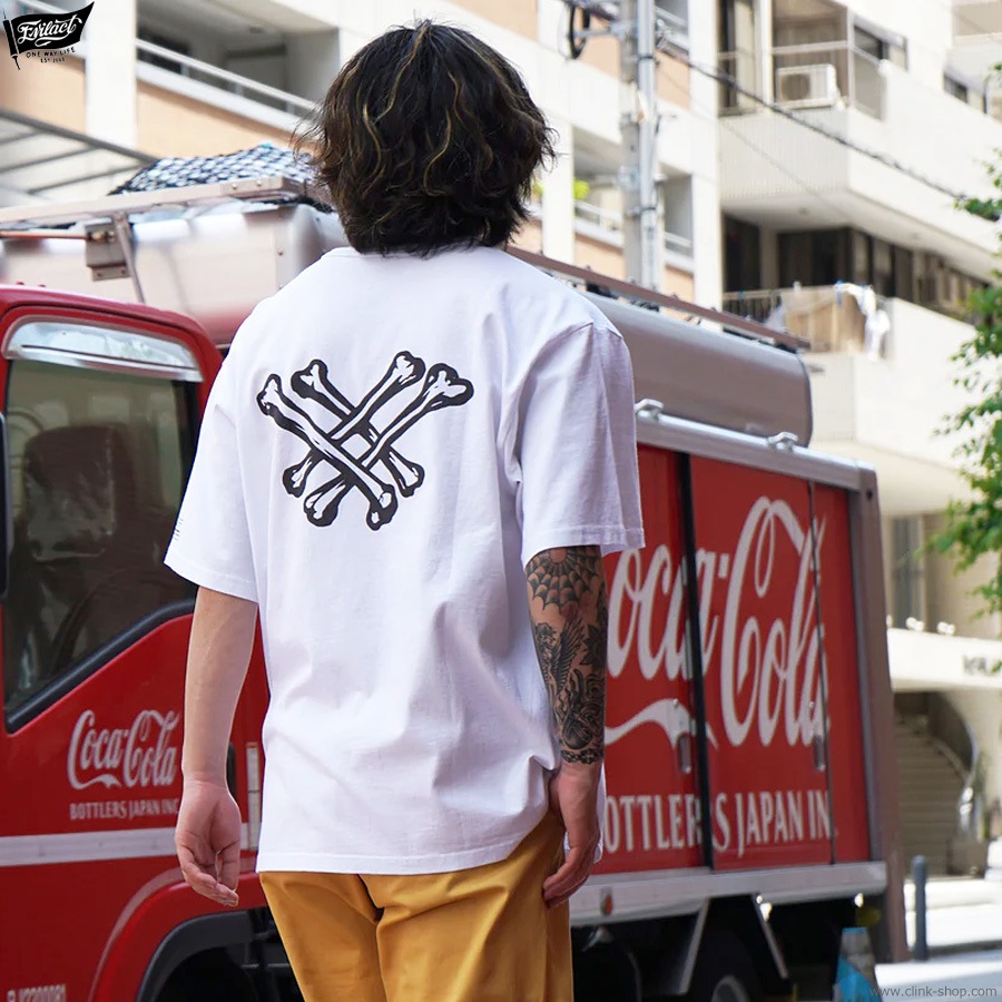 EVILACT CROSS BONE SS (WHITE) [EA-WFRSS-T09]