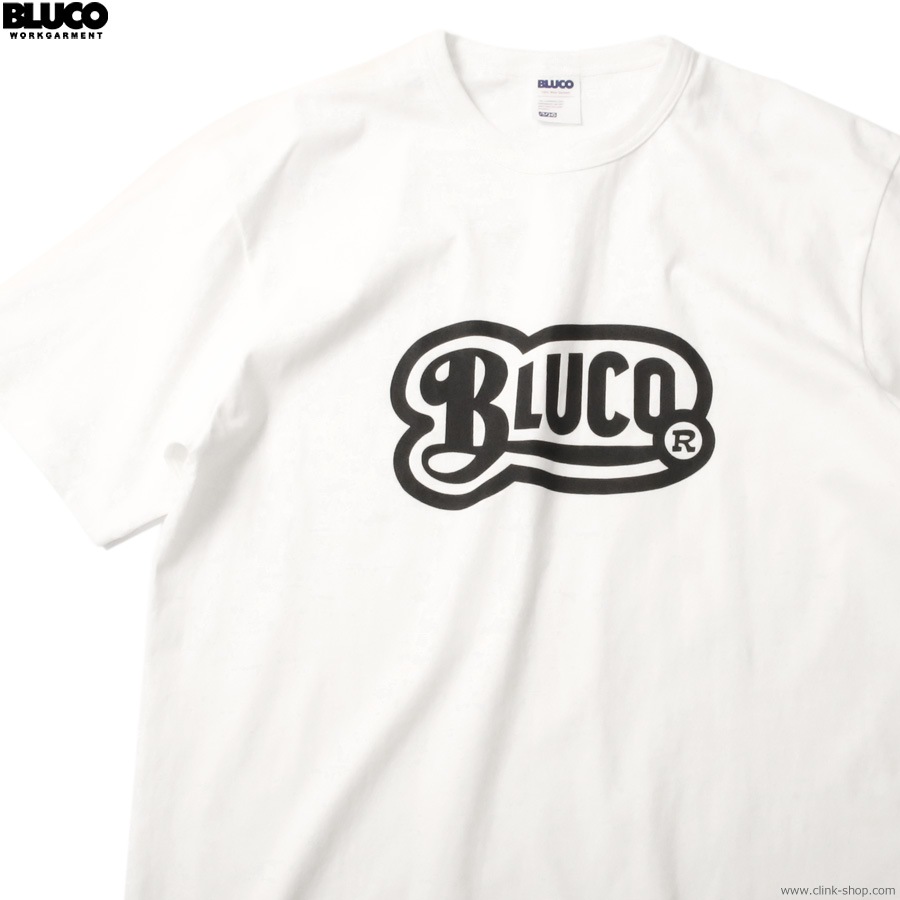 SALE 20��OFF BLUCO PRINT TEE -Old- (WHITE-BLACK) [153-22-011]