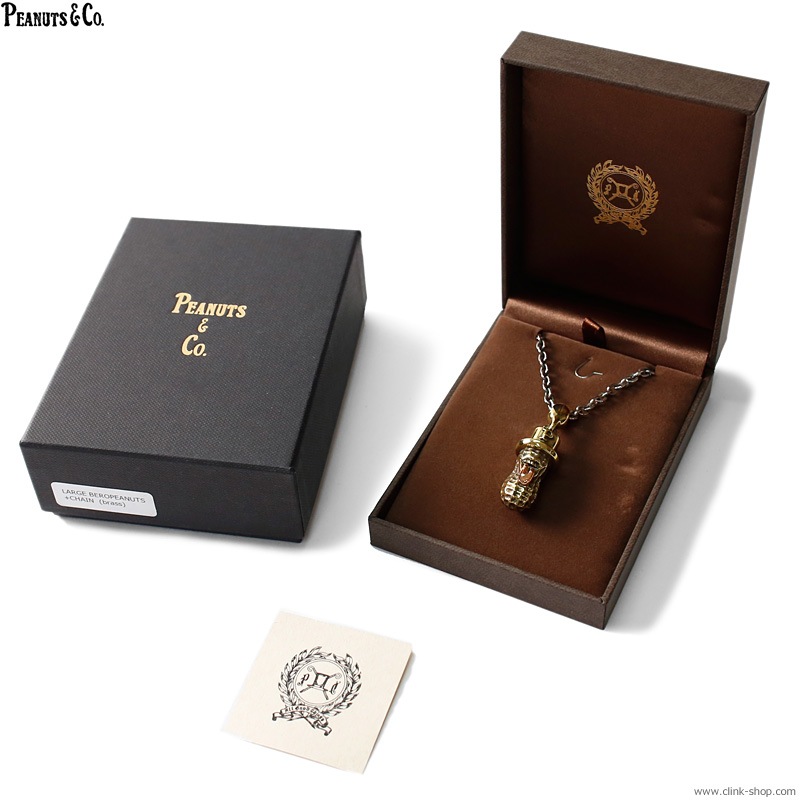 PEANUTS & CO. LARGE BEROPEANUTS TOP + NECKLACE (BRASS��COPPER)