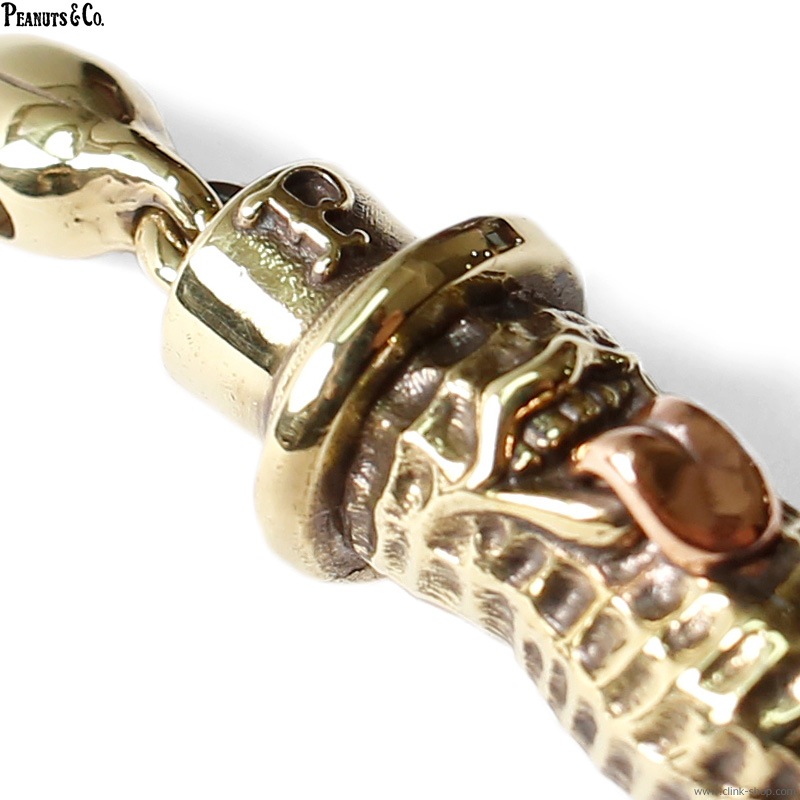 PEANUTS & CO. LARGE BEROPEANUTS TOP + NECKLACE (BRASS��COPPER)