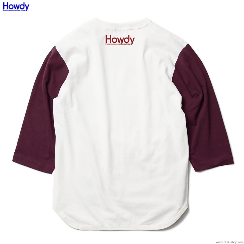 Howdy Gooood BB T (BURGUNDY) [HWD2001-TE04]