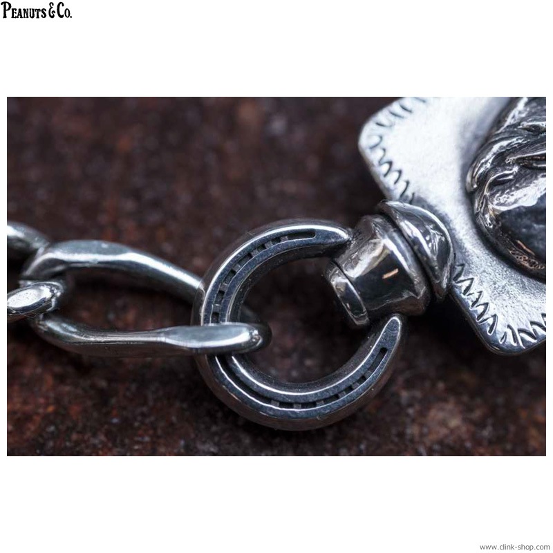 PEANUTS & CO. HORSE CLIP TYPE KEYCHAIN (SLIVER)