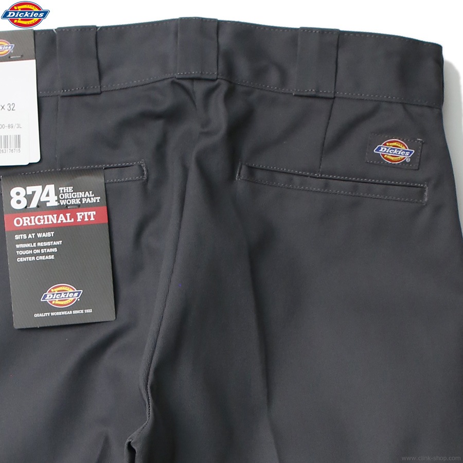 CLINK｜Dickies ORIGINAL 874 WORK PANTS (CHARCOAL)｜東京
