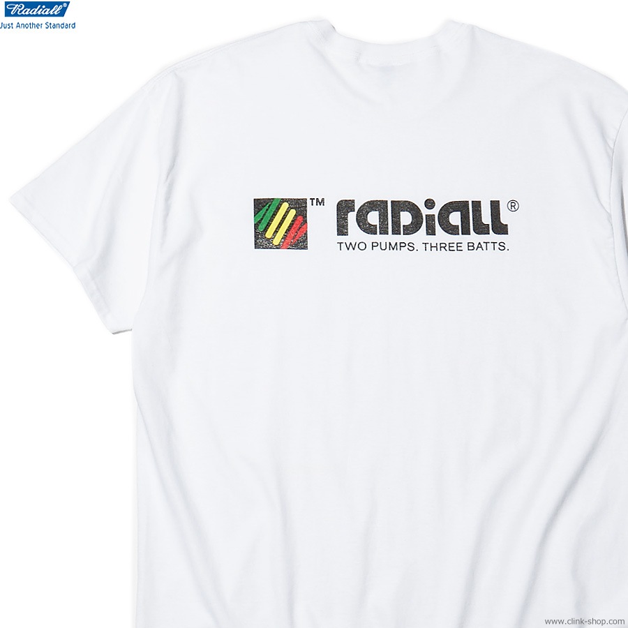 RADIALL DREAD COIL - CREW NECK T-SHIRT S/S (WHITE) [RAD-23SS-TEE001]