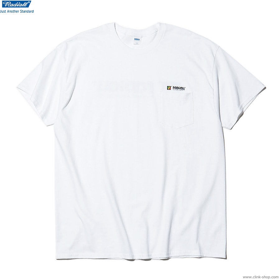 RADIALL DREAD COIL - CREW NECK T-SHIRT S/S (WHITE) [RAD-23SS-TEE001]