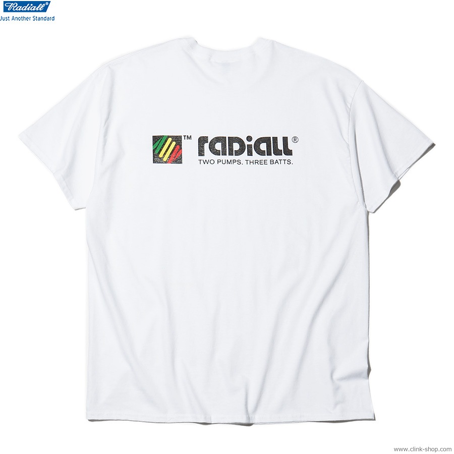 RADIALL DREAD COIL - CREW NECK T-SHIRT S/S (WHITE) [RAD-23SS-TEE001]